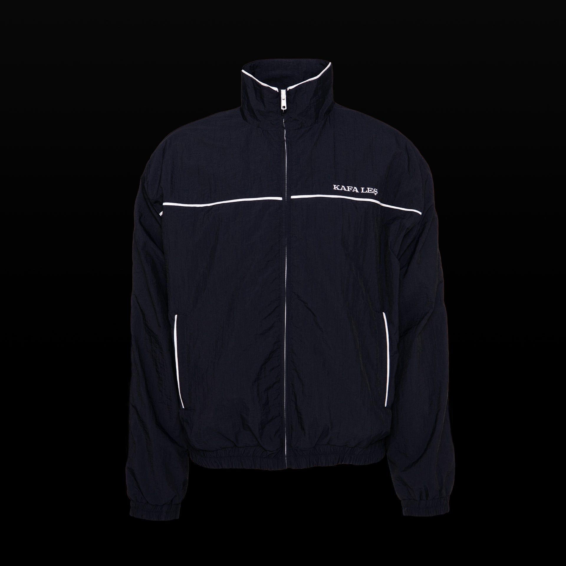 NYLON TRACK JACKET NAVY