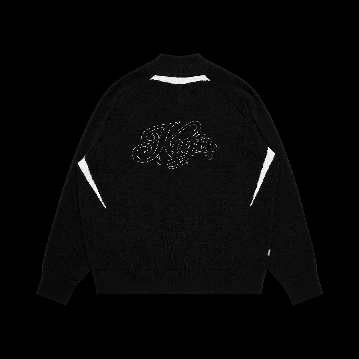 CLUB KNIT ZIPPER (BLACK)