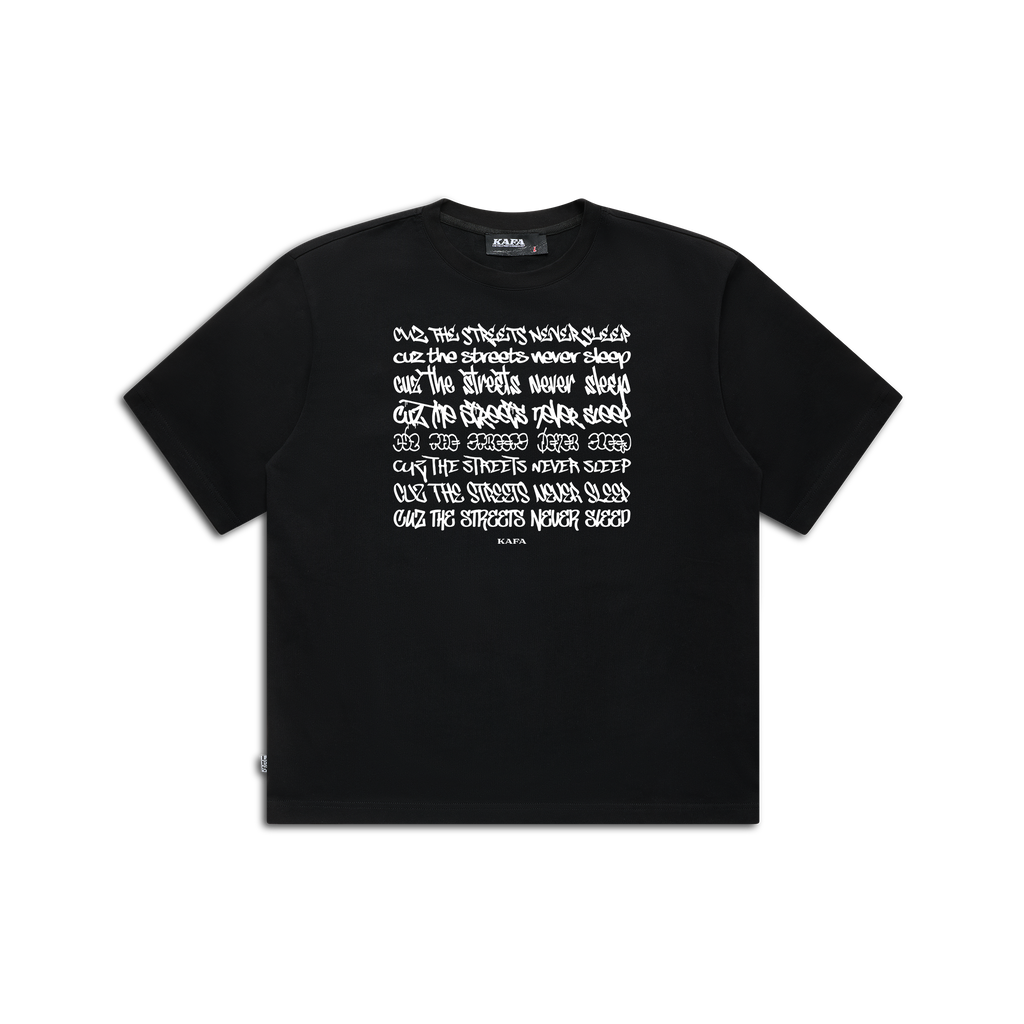 GRAFFITI TEE SCHWARZ