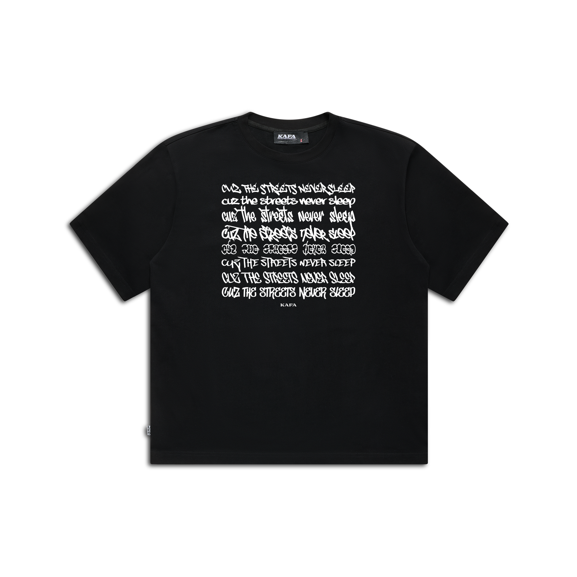 GRAFFITI TEE SCHWARZ