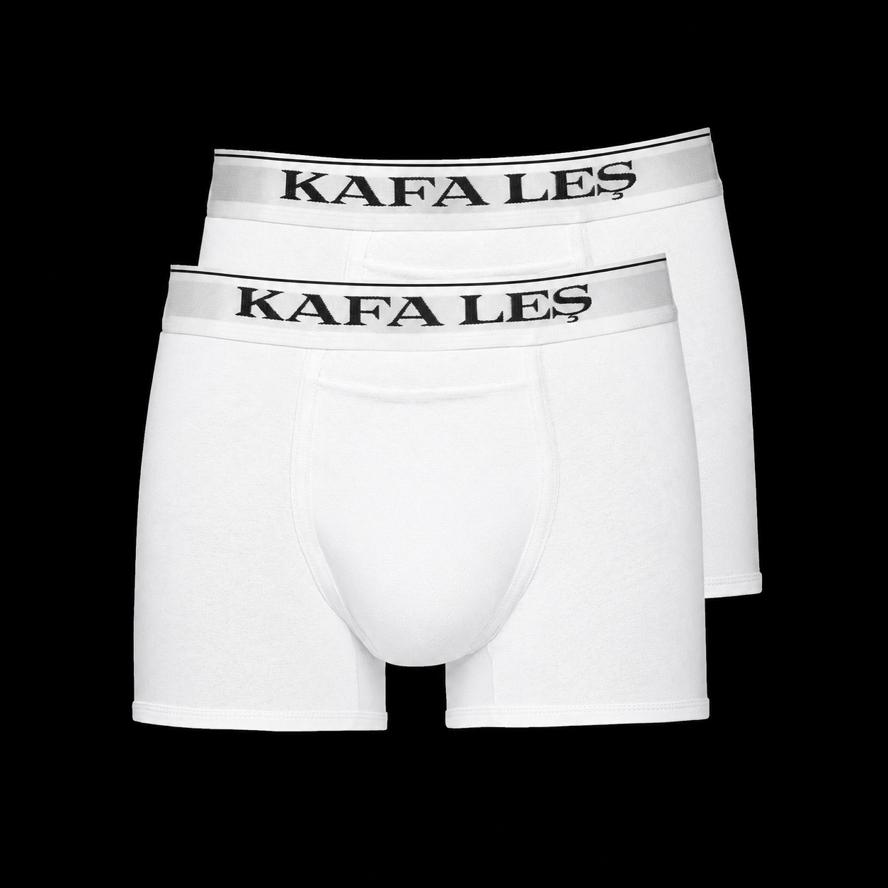 LOGO BLOCK BOXER (ALL WHITE)