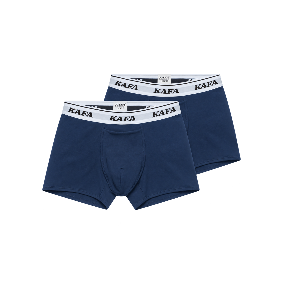 LOGO BLOCK BOXER V.2 (NAVY/WHT)