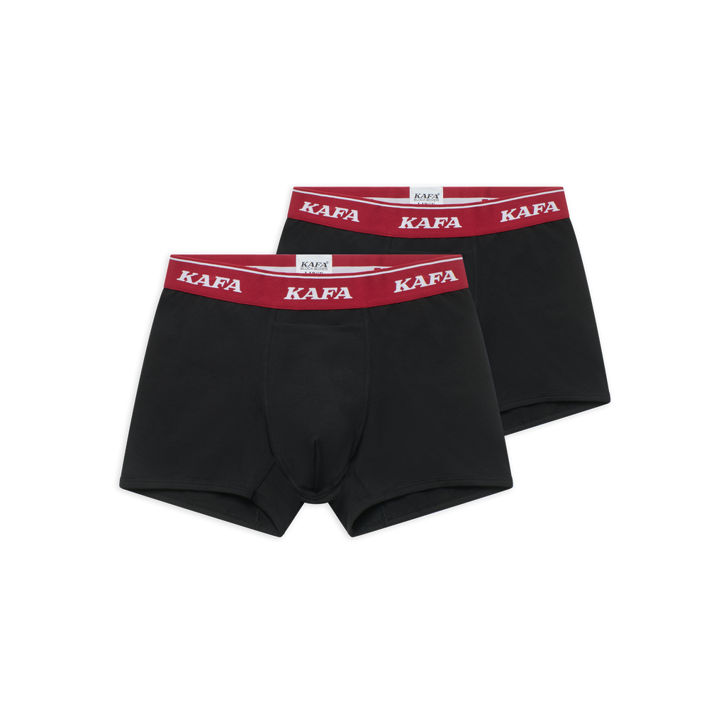 LOGO BLOCK BOXER V.2 (BLACK/RED)