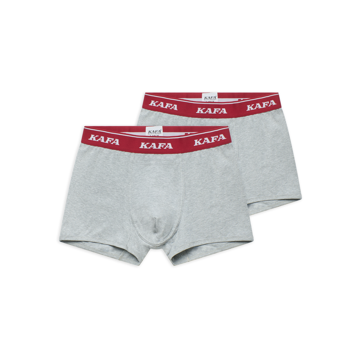 LOGO BLOCK BOXER V.2 (ROT/GRAU)