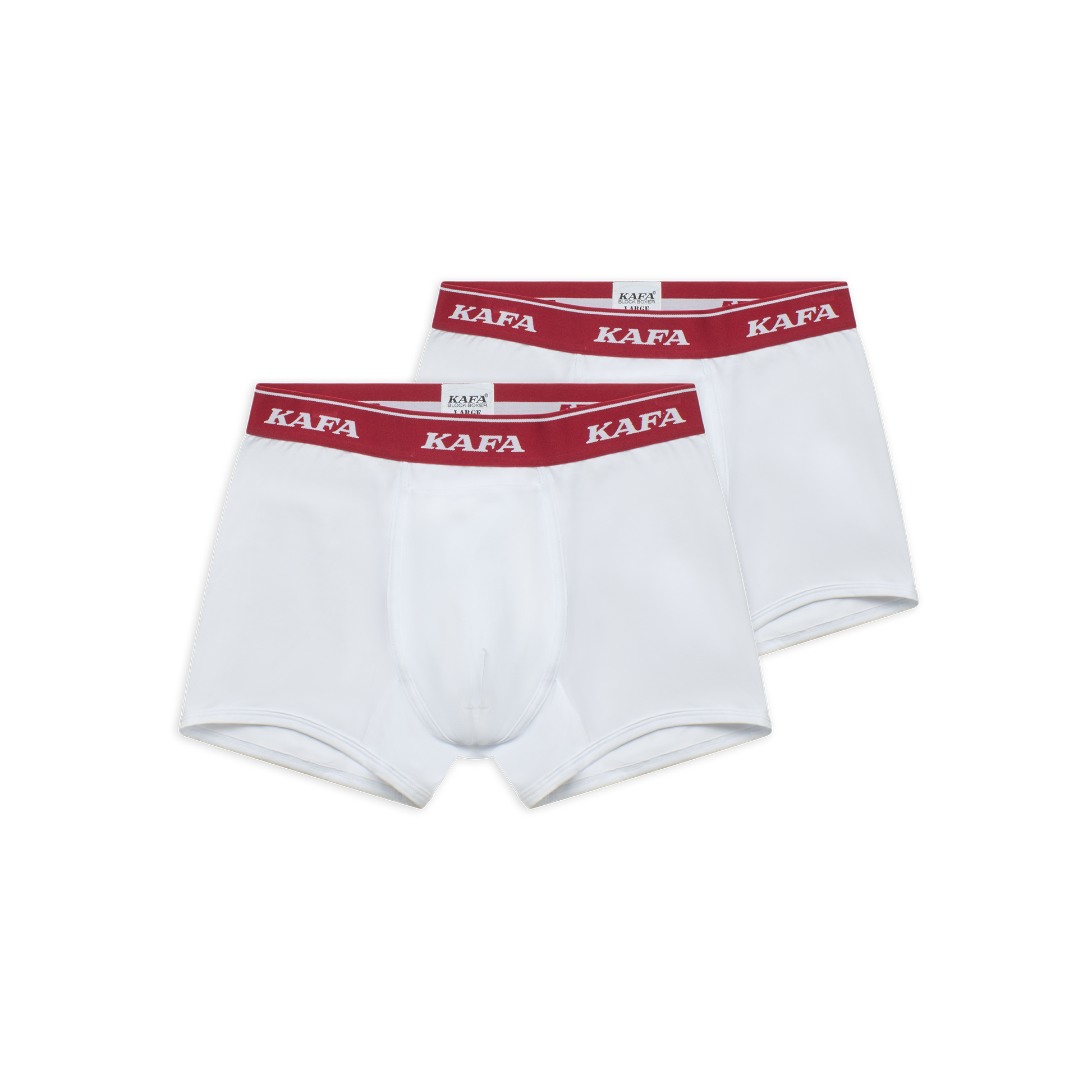 LOGO BLOCK BOXER V.2 (ROT/WEISS)