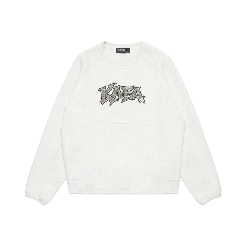 CAMO LOGO SWEATER