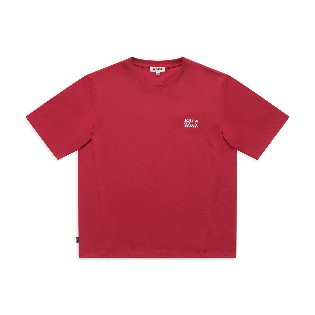 K-UNIT TEE (DEEP RED)
