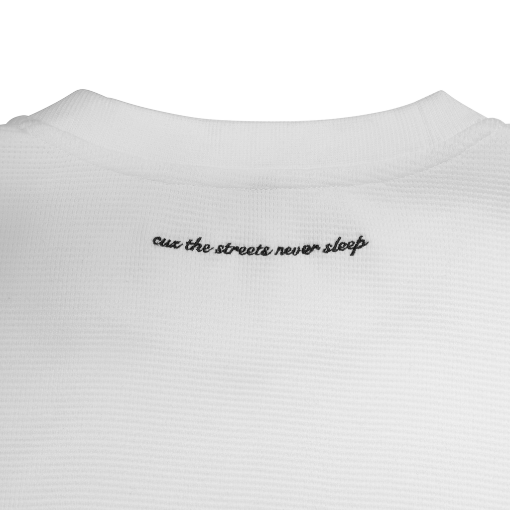 K-UNIT WAFFLE KNITLONGSLEEVE (WHITE)